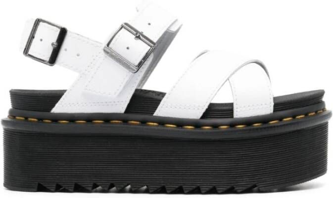 Dr. Martens Witte Quad Sandalen voor Vrouwen White Dames