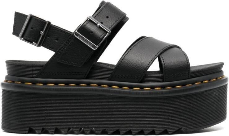 Dr. Martens Flat Sandals Zwart Dames