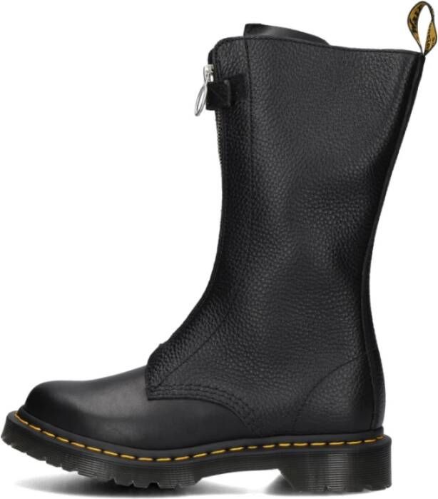 Dr. Martens Front Zip High Boots 1B99 Black Dames