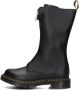 Dr. Martens Zwarte Front Zip Laarzen voor Vrouwen Black Dames - Thumbnail 2