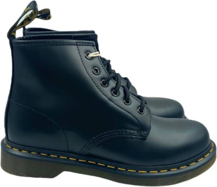 Dr. Martens Gele Stiksel 101 Stijl Black Heren