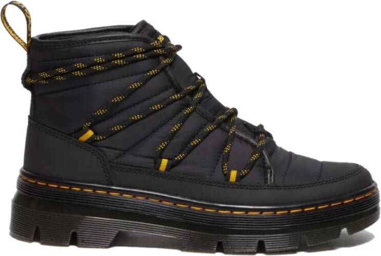 Dr. Martens Low-Top Sneakers Combs Padded Quilted Boots in zwart