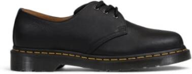 Dr. Martens Zwarte leren mocassin herfst winter stijl Black