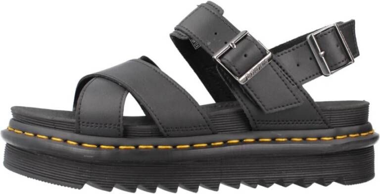 Dr. Martens Hydro Platte Sandalen voor Vrouwen Black Dames