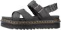 Dr. Martens DVOSS II BLACK HYDRO LEATHER Platte sandalenDames Sandalen Zwart - Thumbnail 2