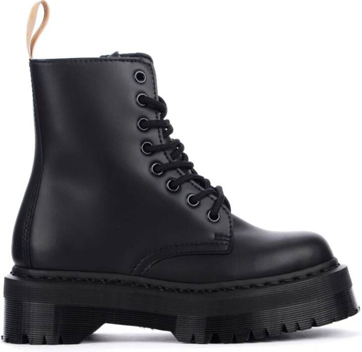 Dr. Martens Jadon Mono Vegan Leren Enkellaars Black Dames