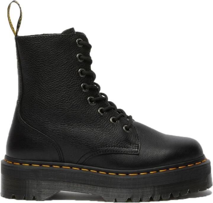 Dr. Martens Jadon Platform Leren Laarzen Black Dames