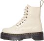 Dr. Martens Beige Leren Enkellaarzen met Dubbele Sluiting Beige Dames - Thumbnail 15