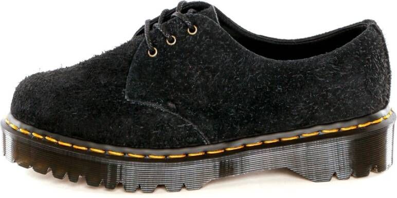 Dr. Martens Klassieke 3-Gaats Suède Schoenen Black Heren