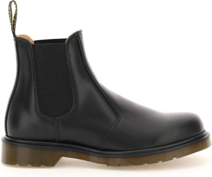 Dr. Martens Klassieke Chelsea-laarzen van glad leer Black Heren