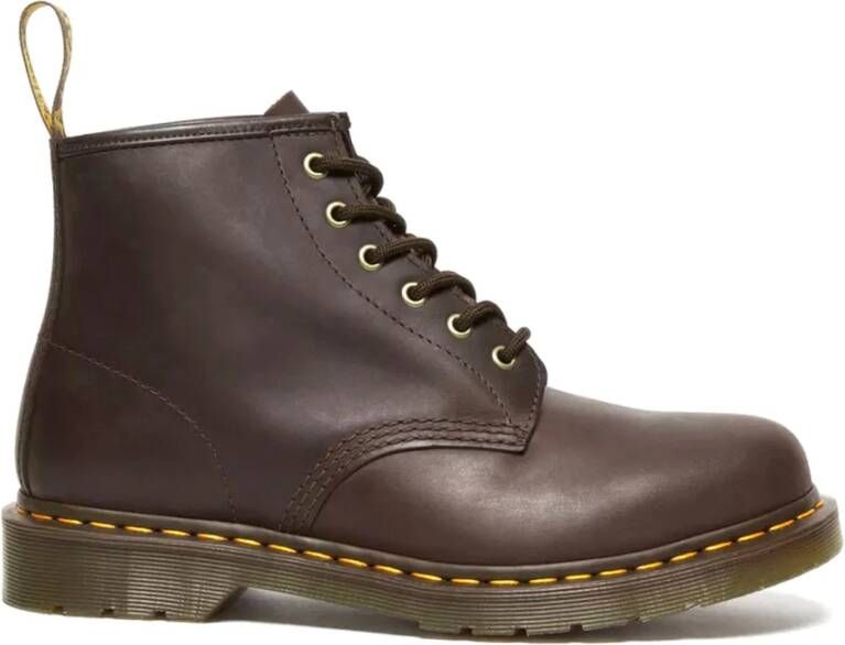 Dr. Martens Klassieke Bruine Leren Veterschoenen Brown