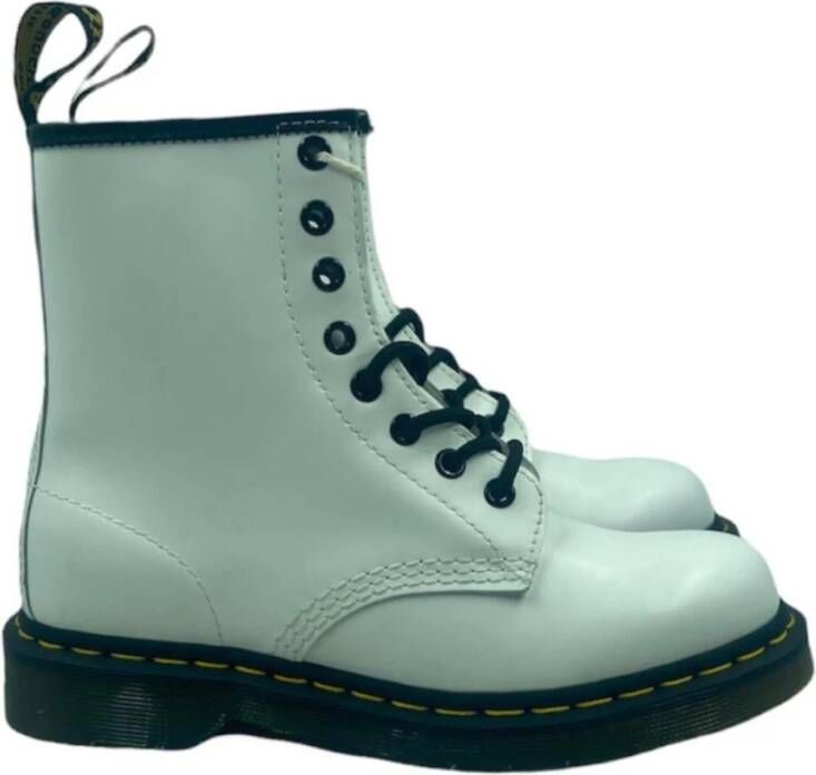 Dr. Martens Klassieke Gladleren Laarzen Green Dames