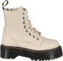 Dr. Martens Klassieke Leren Laarzen voor Mannen Beige Dames - Thumbnail 1