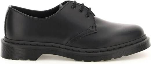 Dr. Martens Klassieke Mono Veterschoenen van Leer Black Heren