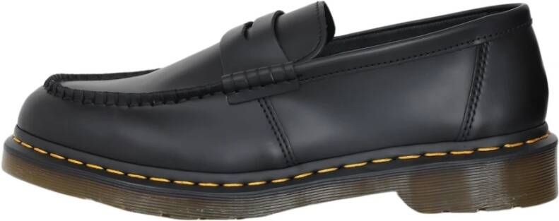 Dr. Martens Klassieke zwarte leren hakken Black Heren