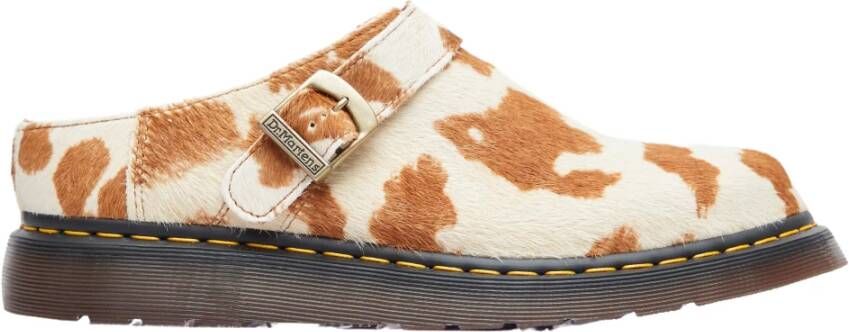 Dr. Martens Koeienprint Muilen met Gespband Multicolor Heren