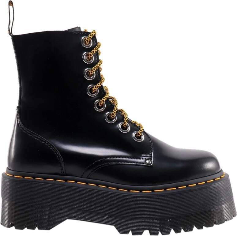 Dr martens best sale plateau zwart