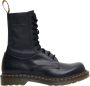 Dr. Martens Leren Paneel Veterschoenen Black Heren - Thumbnail 1