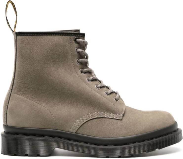 Dr. Martens Milled Nubuck Combatlaarzen Gray Heren