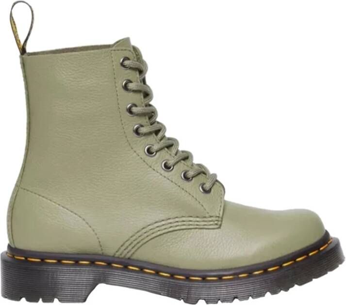 Dr Martens Laarzen Olijf 1460 pascal virginia leren laarzen olijf