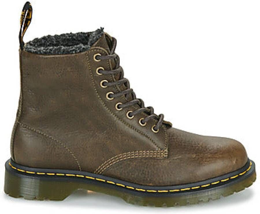 Dr. Martens Olijf Grizzly Bruine slaarzen Brown