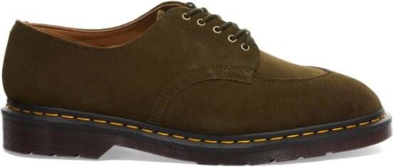 Dr. Martens Olijfgroene Suède Veterschoenen Green Heren