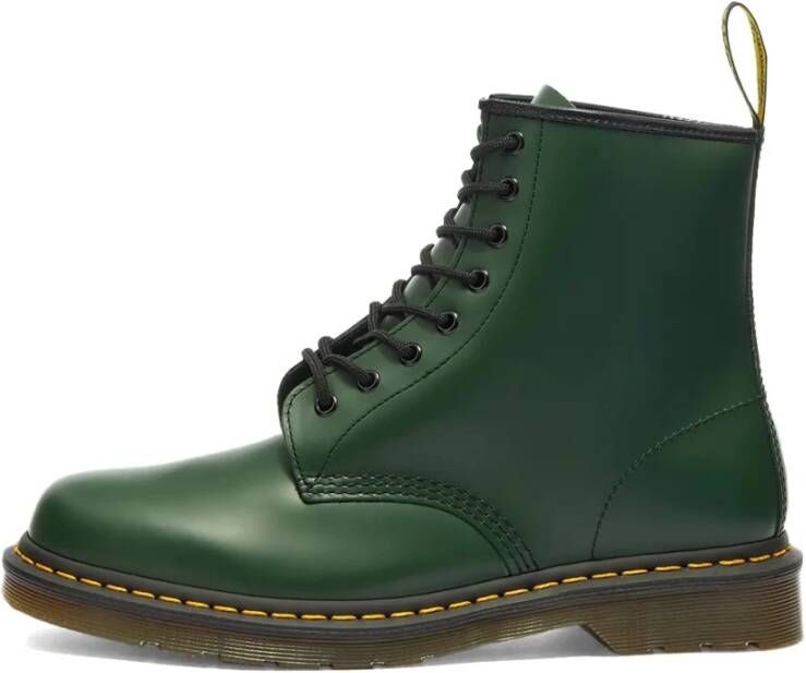 Dr. Martens Originele 1460 Laarzen in Groen Smooth Green Dames