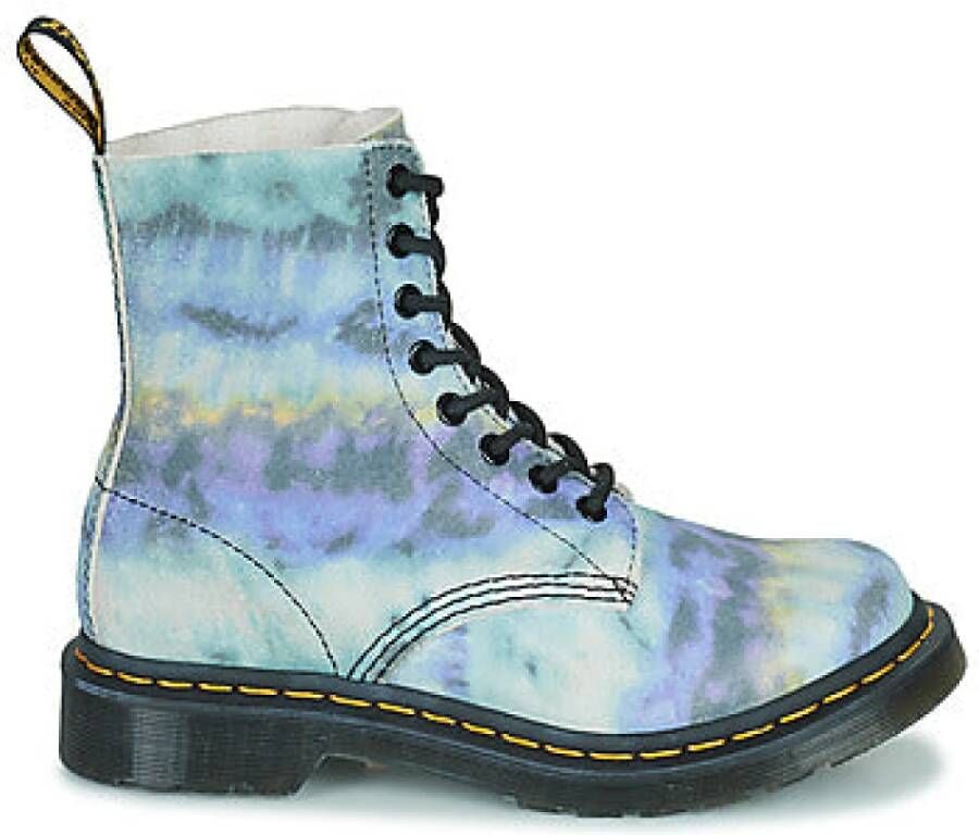 Dr Martens 1460 Pascal Tie Dye Boots Dr. Martens Blauw Dames