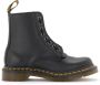 Dr martens Dr. Martens 1460 Pascal Front Zip Zwart Leer Veterboots Dames - Thumbnail 2