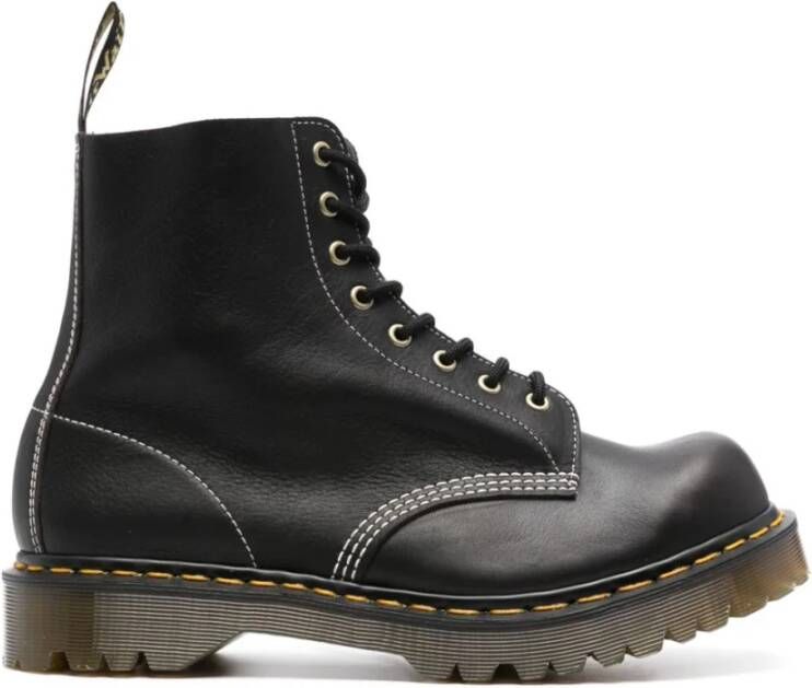 Dr. Martens Pascal Gevechtslaarzen Houtskool Grijs Black Dames