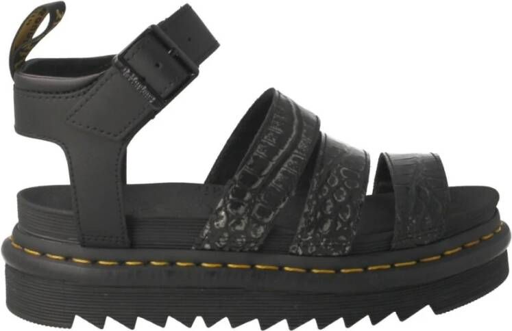 Dr. Martens Platte sandalen Zwart Dames