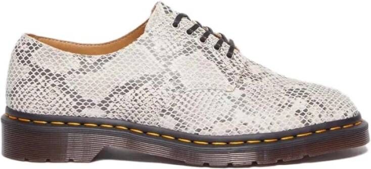 Dr. Martens Python Print Suède Oxford Schoen Multicolor Heren