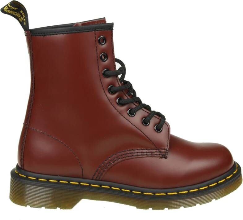 Dr. Martens Rode enkellaarsjes voor vrouwen Red Dames