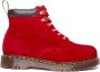 Dr. Martens Rode Suède Wandelschoen Red Unisex - Thumbnail 1