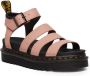 Dr. Martens Roze Leren Gesp Sandalen Open Teen Pink Dames - Thumbnail 1