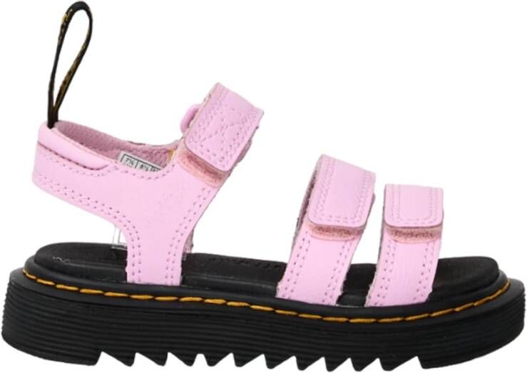 Dr. Martens Roze Leren Sandalen Zebrilus Editie Pink Heren