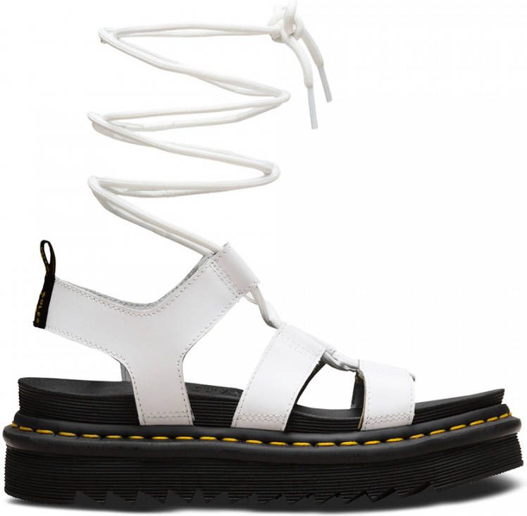 Dr. Martens Hydro Witleren Sandalen White Dames