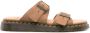 Dr. Martens Savannah Tan Flip Flops Brown Heren - Thumbnail 1