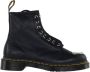 Dr martens Dr. Martens 1460 MP laars teenplaat Zwart Leer Biker boots Dames - Thumbnail 1