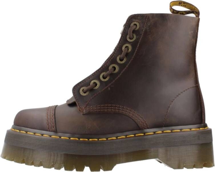 Dr. Martens Sinclair Dark Enkellaarzen Brown Dames