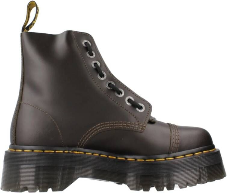 Dr. Martens Sinclair dark taupe orleans Boots in zwart formaten: 37