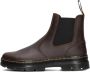 Dr martens Embury Dark Brown Crazy Horse Bruin Leer Chelsea boots Unisex - Thumbnail 10