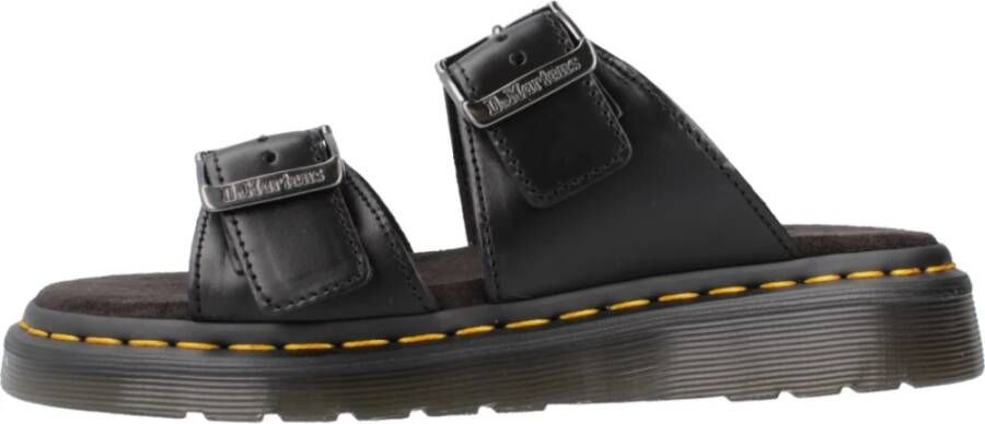 Dr. Martens Stijlvolle Platte Sandalen Black Heren