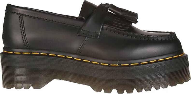 Dr. Martens Stijlvolle Quad Mocassin Schoenen voor Vrouwen Black Dames