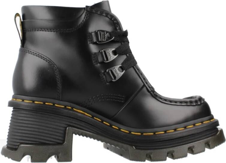 Dr. Martens Stijlvolle Veterschoenen voor Mannen Black Dames