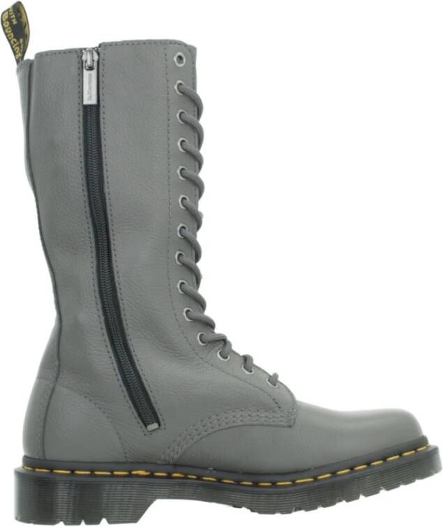 Dr. Martens Stijlvolle Veterschoenen voor Vrouwen Gray Dames