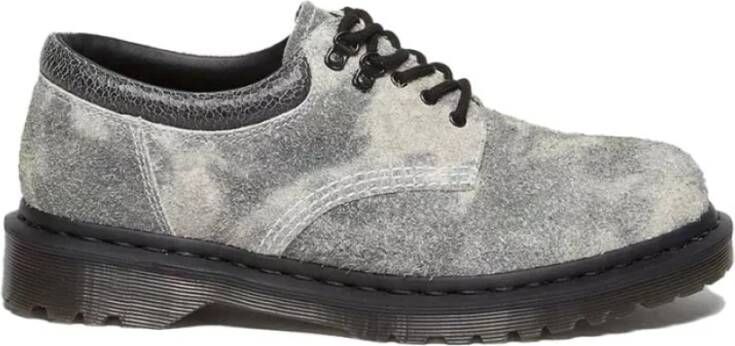 Dr. Martens Stonewashed Suede Casual Grijze Schoen Gray Heren