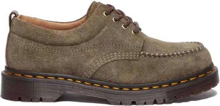 Dr. Martens Suède Moc Teen Schoenen Olijf Green Heren