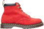 Dr. Martens Rode Suède Wandelschoen Red Unisex - Thumbnail 3