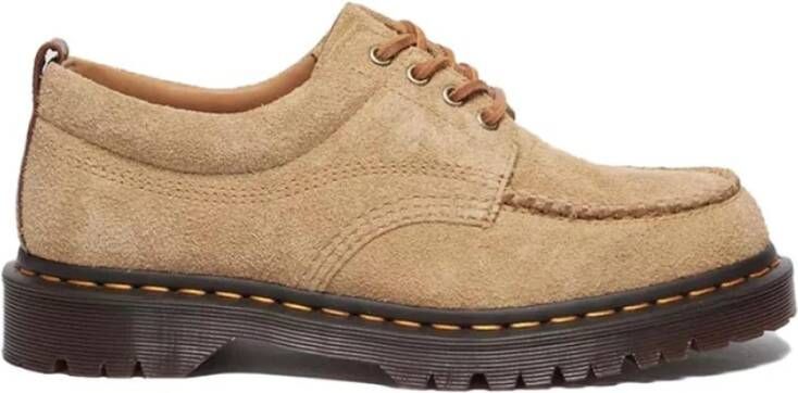 Dr. Martens Tan Suede Moc Toe Schoen Beige Heren